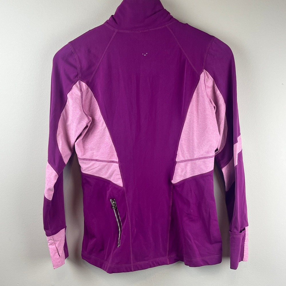 2/$30 Lululemon Pink Purple Run Distance Pullover Half Zip Athletic Jacket 8 - Picture 3 of 5